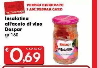 Eurospar Insalatina all'aceto di vino despar offerta