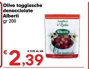 Eurospar Olive taggiasche denocciolate alberti offerta