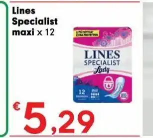 Eurospar Lines specialist maxi x 12 offerta