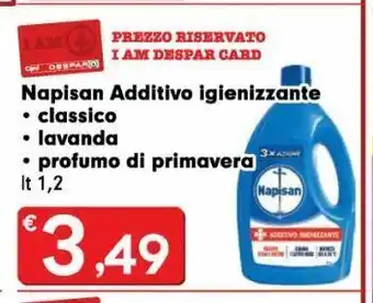 Eurospar Napisan additivo igienizzante offerta