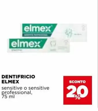 Coop Elmex Dentifricio sensitive o sensitive professional 75 ml offerta