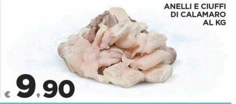Anelli e ciuffi di calamaro