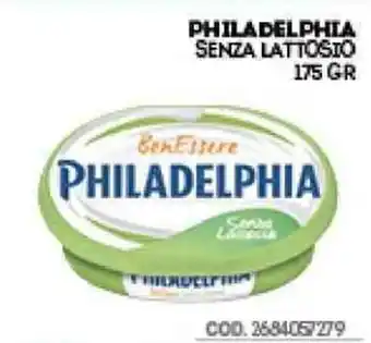 Eurocash Philadelphia Senza Lattosio 175 gr offerta