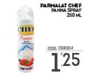 Eurocash Parmalat Chef Panna Spray 250 ml offerta