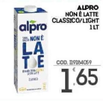 Eurocash Alpro Non è Latte Classico/Light 1 Lt offerta