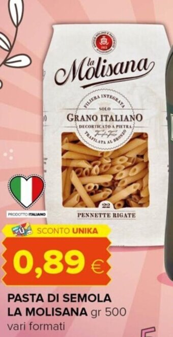 Tigre La Molisana Pasta di Semola gr 500 offerta