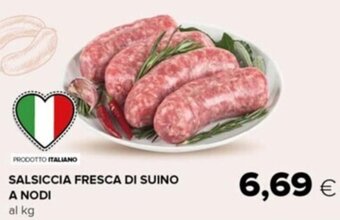 Tigre Salsiccia Fresca di Suino A Nodi offerta
