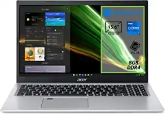 Amazon Acer aspire 5 a515-56-73cr pc portatile, notebook, intel core i7-1165g7, ram 8 gb ddr4, 512 gb pcie nvme ssd, display 15.... offerta
