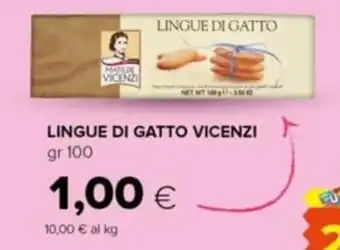 Vicenzi Lingue di Gatto gr 100