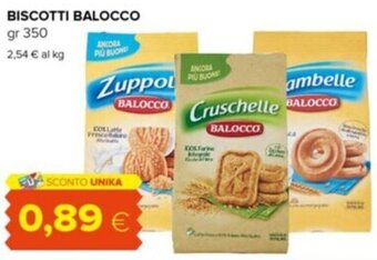 Tigre Balocco Biscotti gr 350 offerta