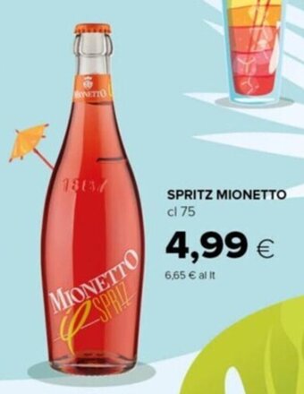 Tigre Spritz Mionetto cl 75 offerta