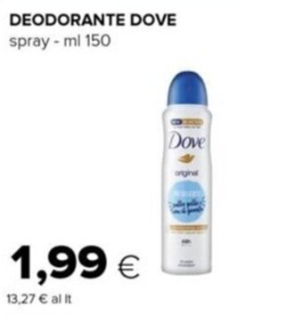 Tigre Dove Deodorante Spray - ml 150 offerta