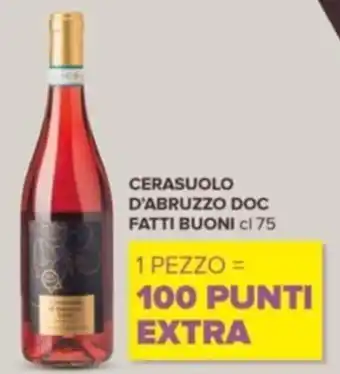 Tigre Cerasuolo D'Abruzzo DOC Fatti Buoni cl 75 offerta