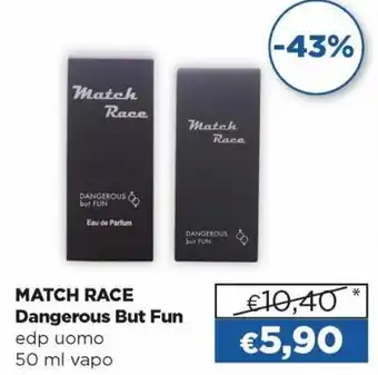 Acqua & Sapone Match Race Dangerous Brut Fun EDP Uomo 50 ml Vapo offerta