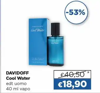 Acqua & Sapone Davidoff Cool Water EDT Uomo 40 ml Vapo offerta