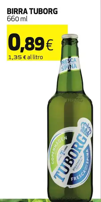 Coop Tuborg Birra 660 ml offerta