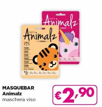 Acqua & Sapone Masquebar Animalz Maschera Viso offerta