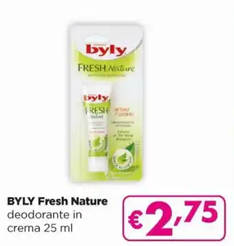 Acqua & Sapone Byly Fresh Nature Deodorante In Crema 25 ml offerta