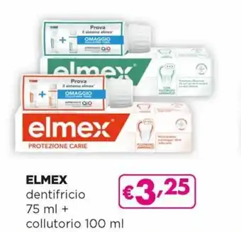 Acqua & Sapone Elmex Dentifricio 75 ml + Collutorio 100 ml offerta