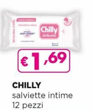 Acqua & Sapone Chilly Salviette Intime 12 Pezzi offerta