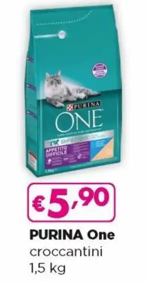 Acqua & Sapone Purina One Croccantini 1.5 kg offerta