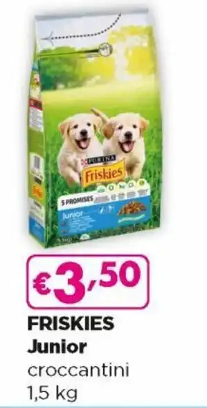 Acqua & Sapone Purina Friskies Junior Croccantini 1.5 kg offerta