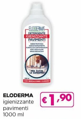 Acqua & Sapone Eloderma Igienizzante Pavimenti 1000 ml offerta