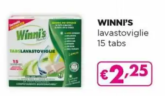 Acqua & Sapone Winni's Lavastoviglie 15 Tabs offerta