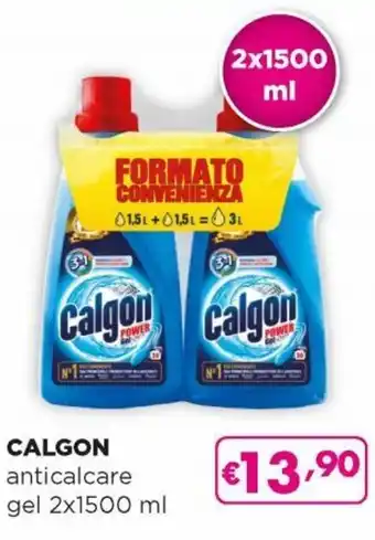 Acqua & Sapone Calgon Anticalcare Gel 2x1500 ml offerta