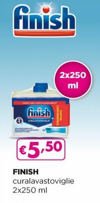 Acqua & Sapone Finish Curalavastoviglie 2x250 ml offerta