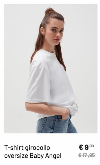 OVS T-shirt girocollo oversize Baby Angel offerta