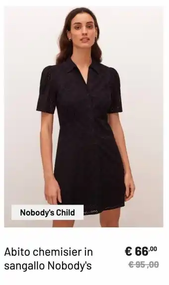 Nobody's Child Abito chemisier in sangallo