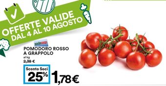 Coop Pomodoro Rosso A Grappolo offerta