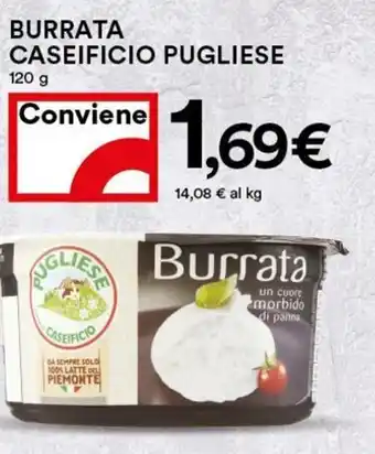 Coop Pugliese Caseificio Burrata 120 g offerta