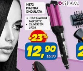 Risparmio Casa Glam HS72 Piastra Ondulata offerta