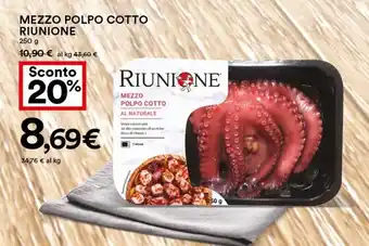 Coop Riunione Mezzo Polpo Cotto 250 g offerta