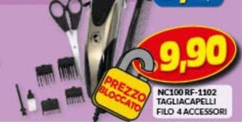 Risparmio Casa Matrix NC100 RF-1102 Tagliacapelli Filo 4 Accessori offerta