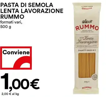 Coop Rummo Pasta di Semola Lenta Lavorazione 500 g offerta
