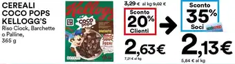 Coop Kellogg's Cereali Coco Pops Riso Ciock, Barchette o Palline 365 g offerta