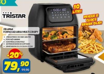 Risparmio Casa Tristar FR-6964 Forno ad aria multi crispy offerta