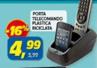 Risparmio Casa Porta Telecomando Plastica Riciclata offerta