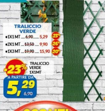 Risparmio Casa Traliccio verde 1x1mt offerta