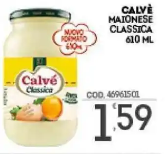 Eurocash Calvè Maionese Classica 610 ml offerta
