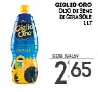 Eurocash Giglio Oro Olio di Semi di Girasole 1 lt offerta