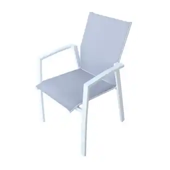 Pratiko Brico e Arredo Sedia maili con braccioli bianca offerta