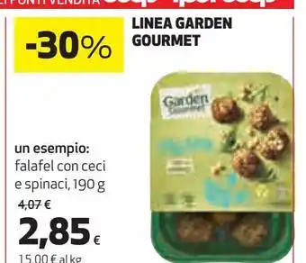 Ipercoop Linea garden gourmet offerta