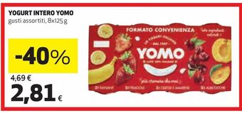 Yogurt intero yomo
