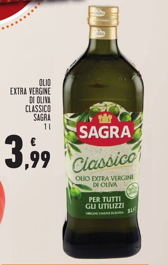 Conad Sagra Olio Extra Vergine Di Oliva Classico 1 L offerta