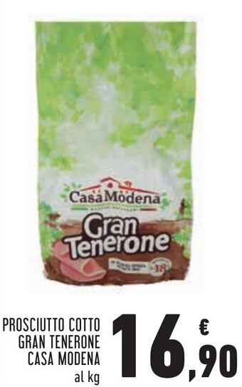 Conad Casa Modena Gran Tenerone Prosciutto Cotto offerta