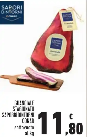 Conad Sapori & Dintorni Conad Guanciale Stagionato sottovuoto offerta
